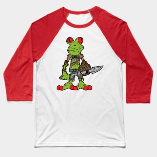 Frog Warrior Baseball T-Shirt